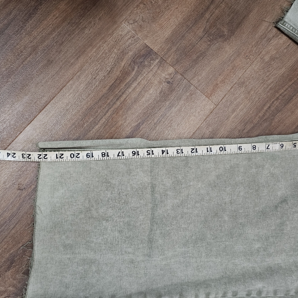Vigoss Green Wide-Leg Denim Jeans Size 31 - Picture 7 of 8